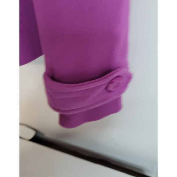 Puma purple fitted jacket size small casual athletic spring designer - Picture 4 of 5